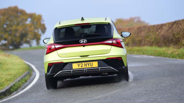 Hyundai i20 - rear cornering